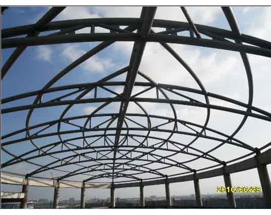 虎林中煤朔州宾馆管桁架工程